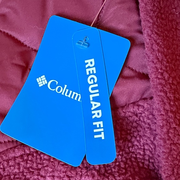 Columbia Womens Rich Wine Cloud Point Long Fleece Jacket/NWT/M - Picture 10 of 15